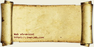 Angelina Đinđić vizit kartica